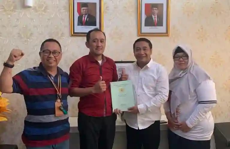 Awal Tahun BKD Kembali Sertifikatkan 8 Bidang Tanah Milik Pemkab Indramayu