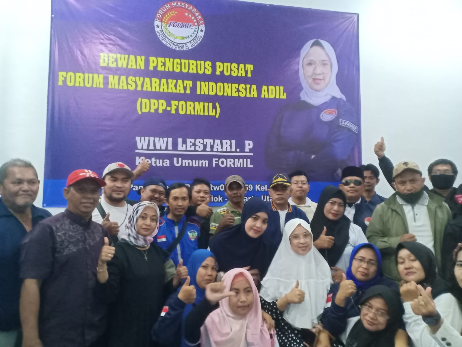 Peresmian Posko FORMIL( Forum Masyarakat Indonesia Adil)