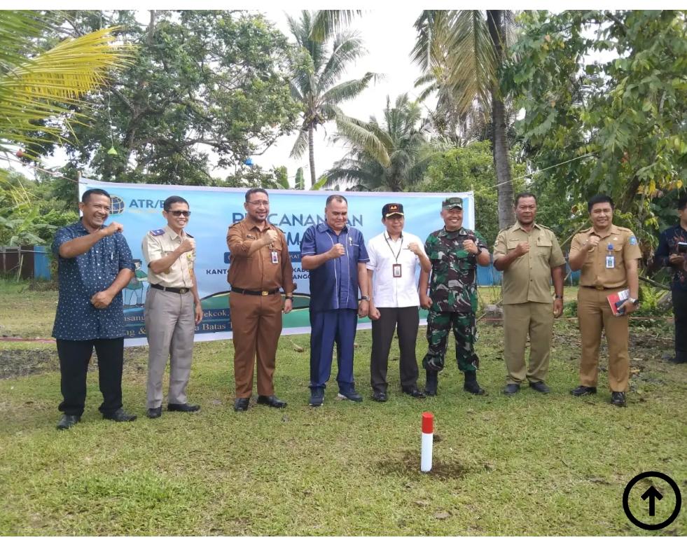 Gemapatas, BPN Halmahera Utara Pasang 6100 Patok di 6 Desa