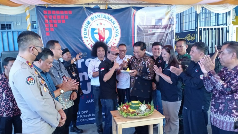 Peresmian Kantor DPP FWJ indonesia Dihadiri Mayjen TNI Purn. Tatang Zainudin