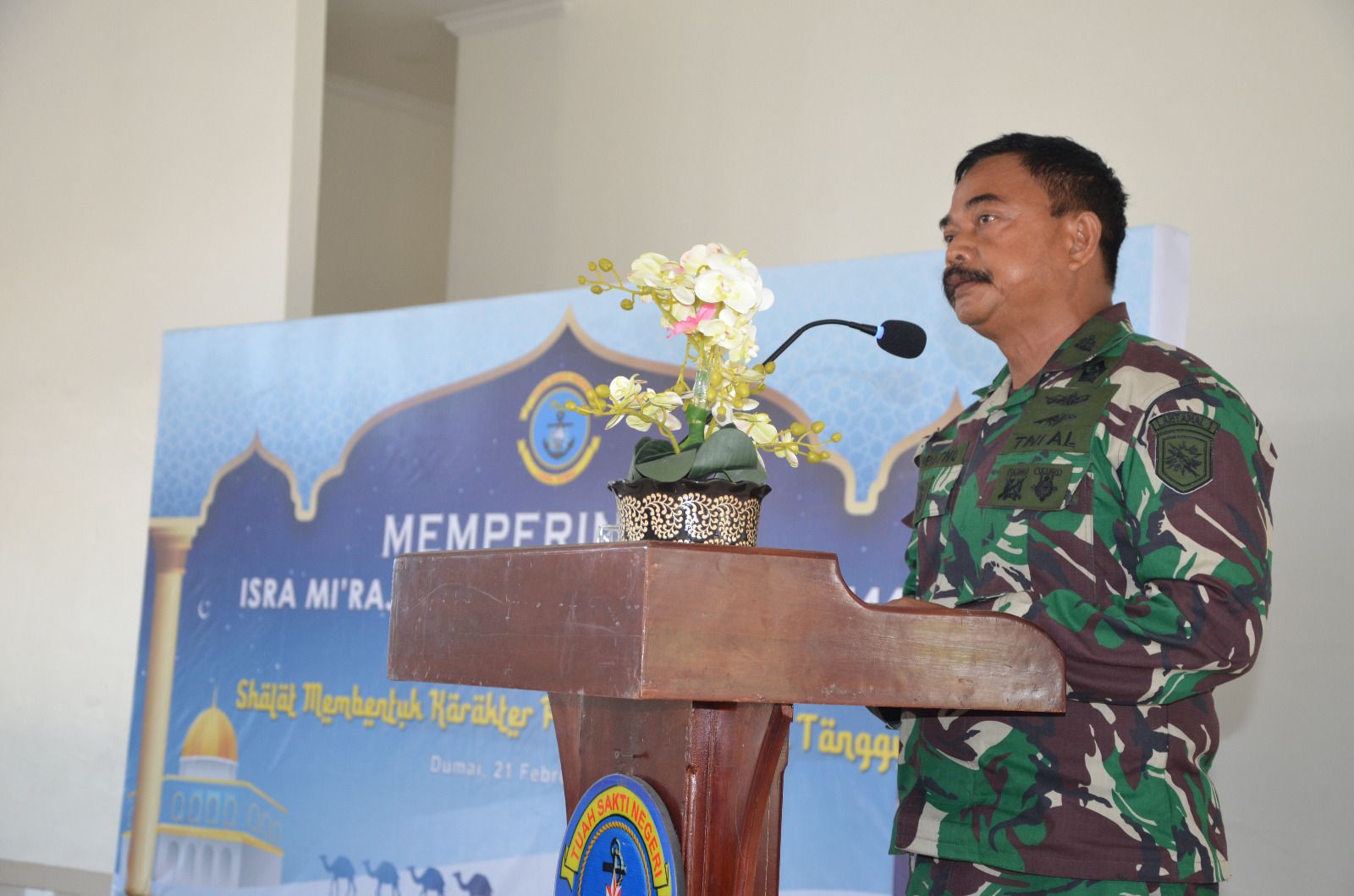 Lanal Dumai Peringati Isra Mi'raj Nabi Muhammad SAW 1444 H/2023 M
