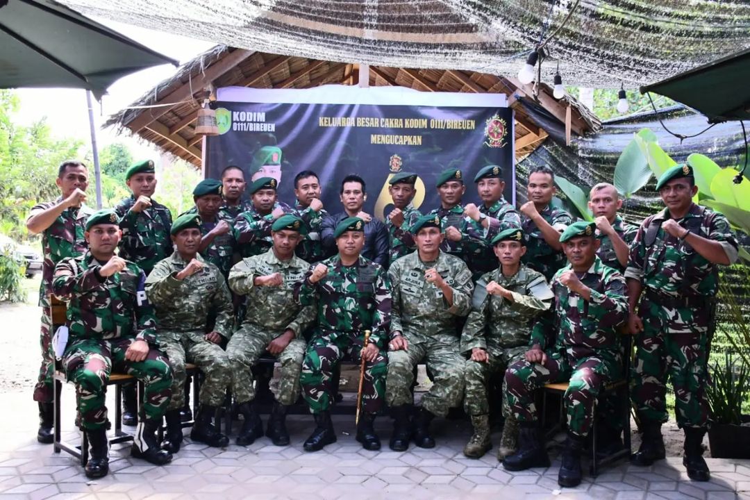 Jiwa Semangat Cakra Tidak Luntur, Anggota Kodim 0111/Bireun Mantan Cakra Gelar Syukuran