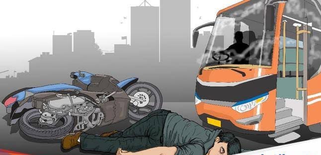 ALS Kontra Sepeda Motor, 2 Pengendara Septor Tewas