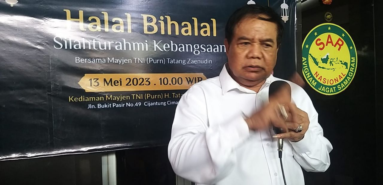Mayjen TNI (Purn) Tatang Zaenudin Gelar Silahturahmi Kebangsaan Jelang Pemilu 2024