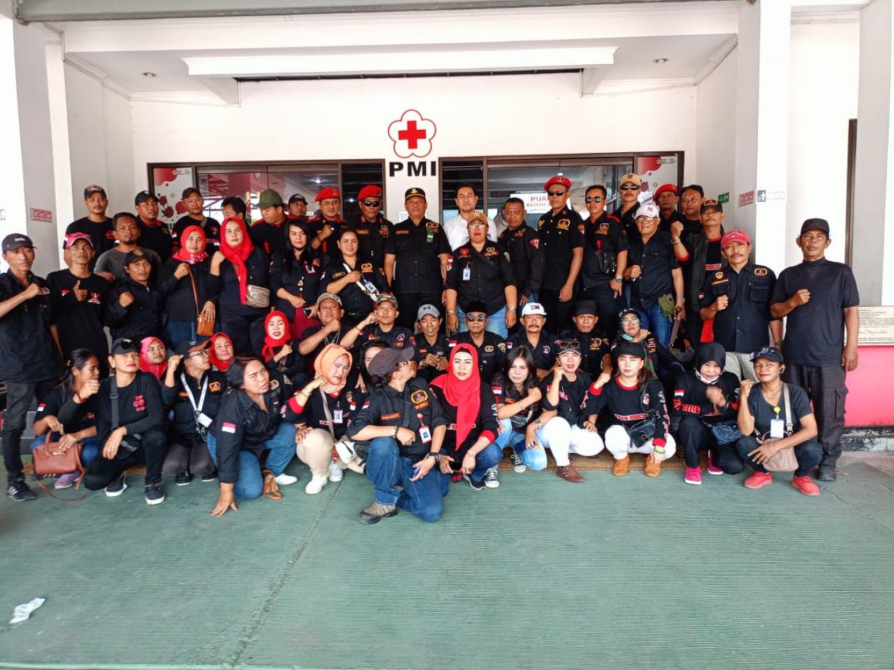 GRIB JAYA DPC dan PAC Jakut Kerahkan 150 Anggotanya Donor Darah di PMI Jakarta Utara