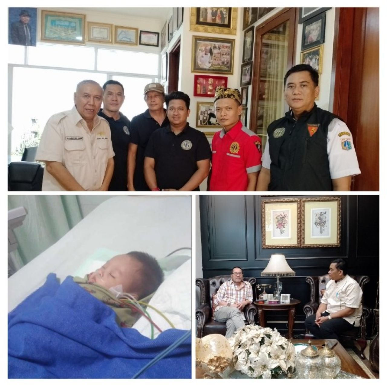 Soko Pati dan Komunitas Lainya Kawal Pengobatan Fatir di Rumah Sakit di Jakarta