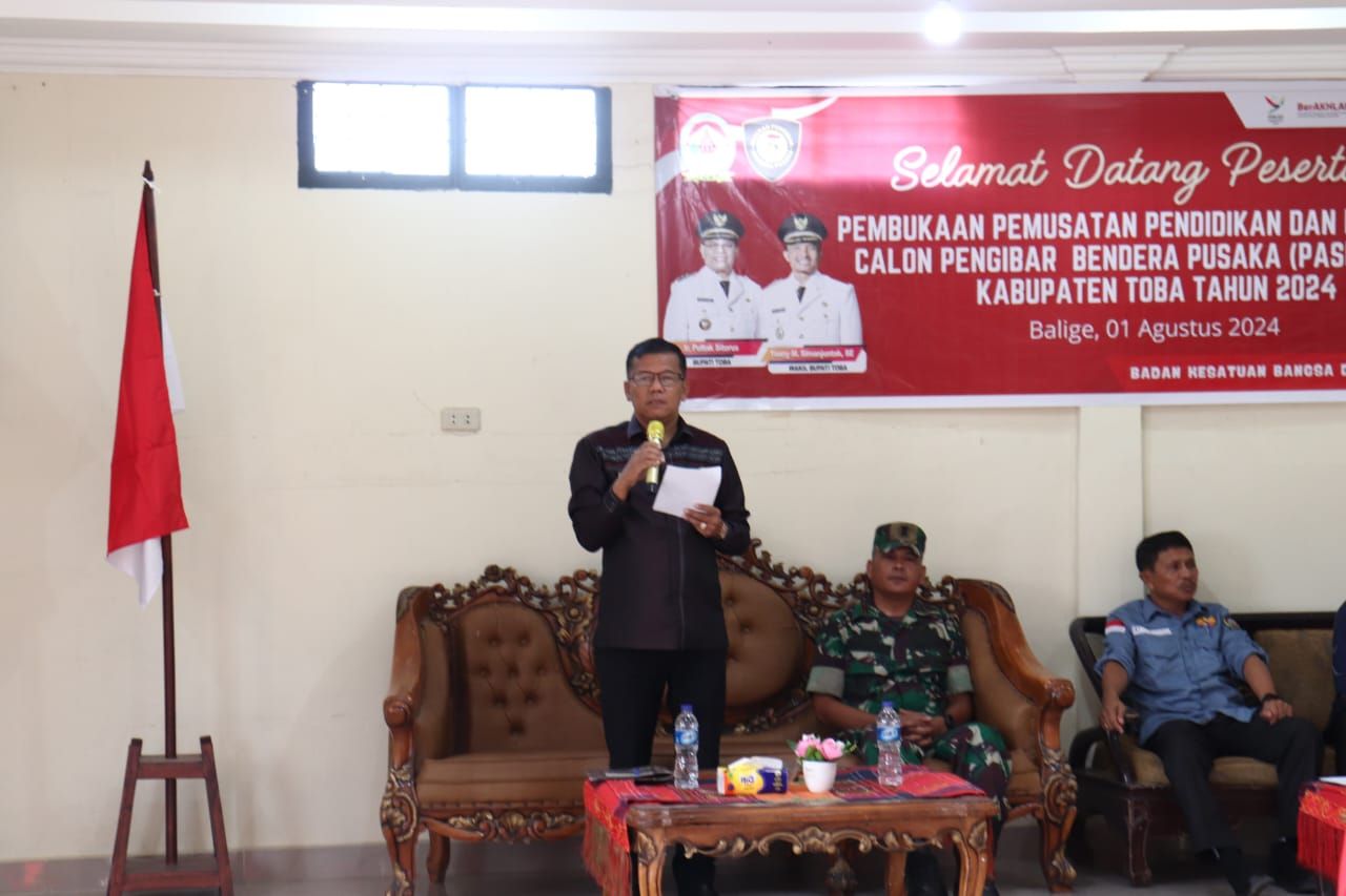 Diklat Paskibraka Kabupaten Toba Dimulai,Ini Pesan Bupati Toba