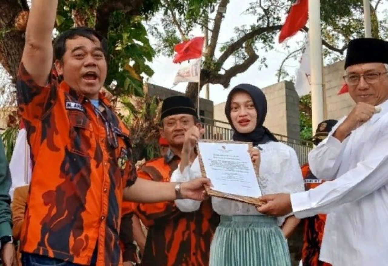 Dukungan Bertambah, Pemuda Pancasila Deklarasikan Ke Paslon No. 1 Vinanda – Gus Qowim