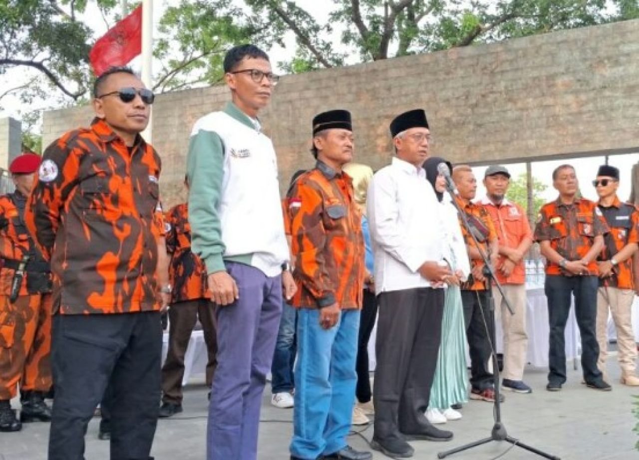 Menarik ! Ketua Pecut Samandiman Hadiri Deklarasi Paslon Nomor 1 Vinanda dan Gus Qowim