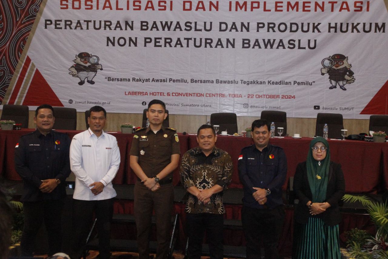 Bawaslu Provinsi Sumut " Bersama Rakyat Wasi Pemilu-Bersama Bawaslu Tegakkan Keadilan Pemilu