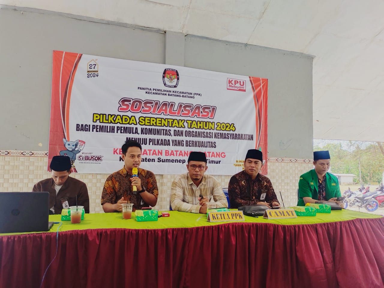 Mendorong Pemilih Cerdas Di Kecamatan Batang - Batang, Begini Upaya PPK dalam Sosialisasi Pilkada Damai 2024.