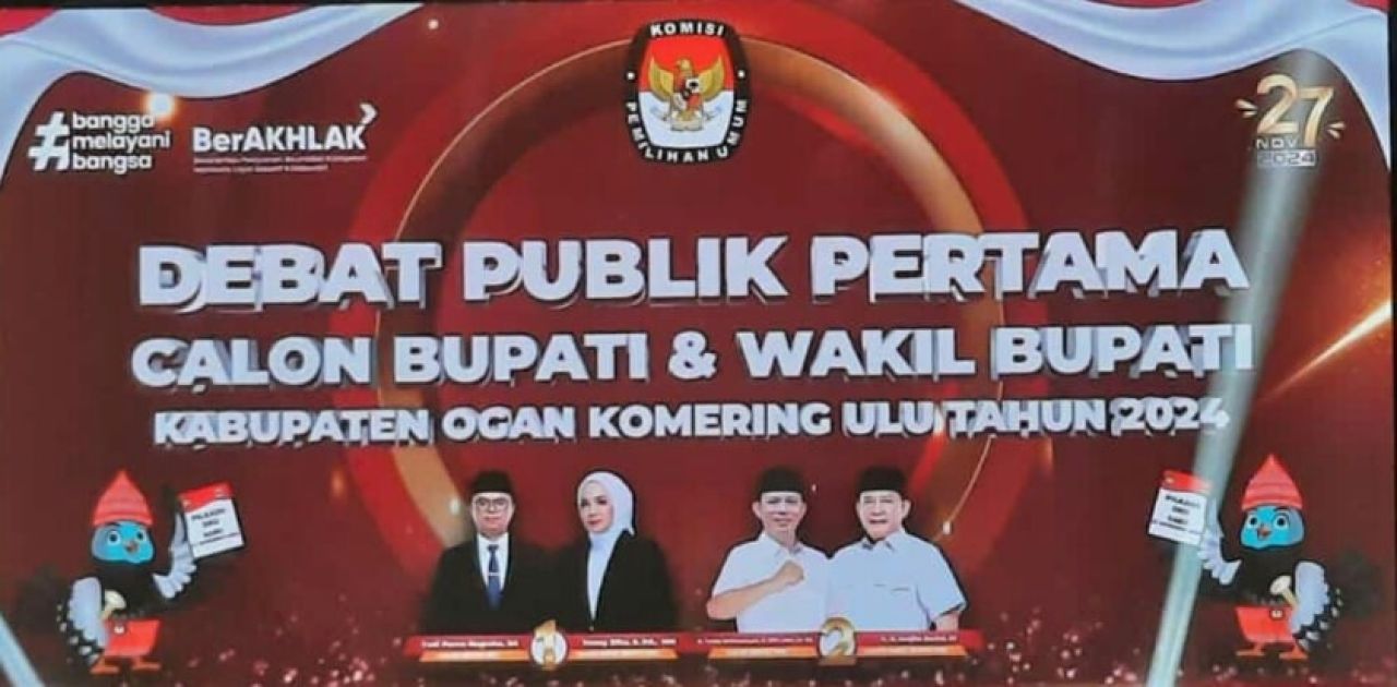 KPU OKU Gelar Acara Debat Publik Pertama Paslon Bupati Dan Wakil Bupati Di Pilkada OKU 2024