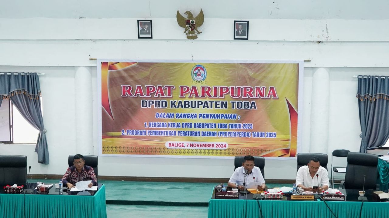 Pemkab Toba Usulkan 7 Ranperda ke DPRD