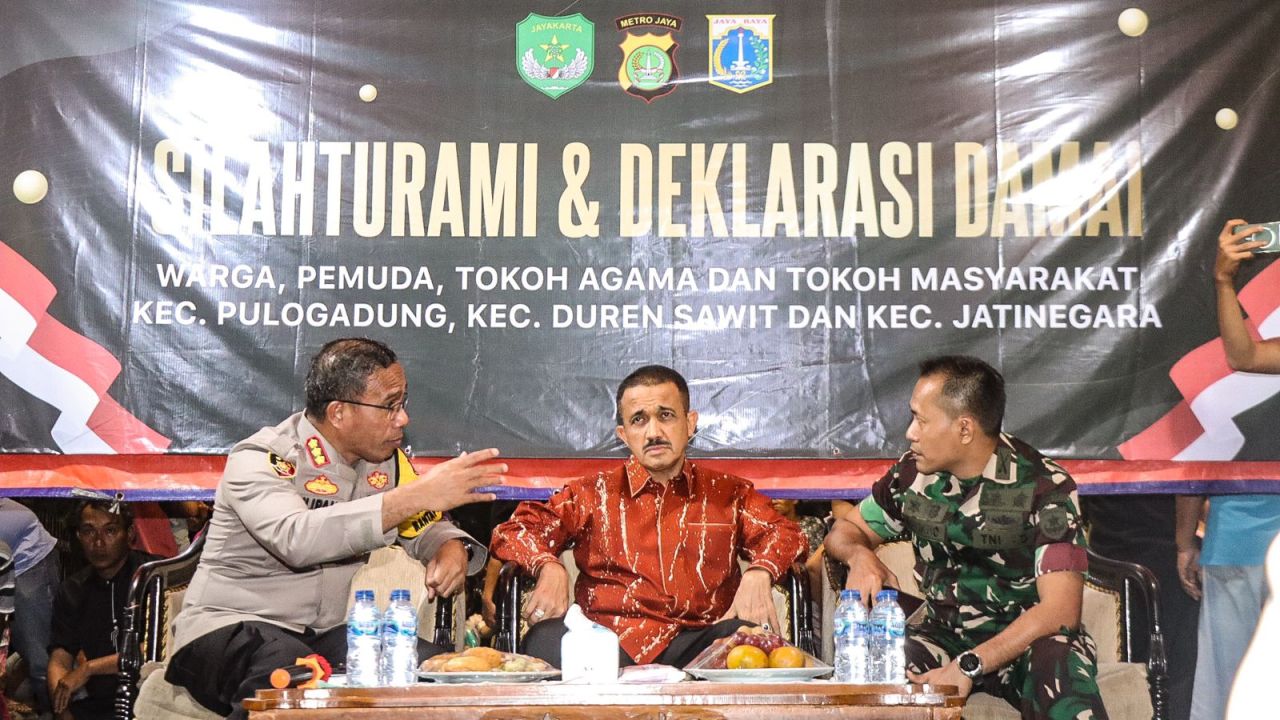 Forkopimko Jakarta Timur gelar silaturahmi dan deklarasi damai di lokasi tawuran Kebon Singkong