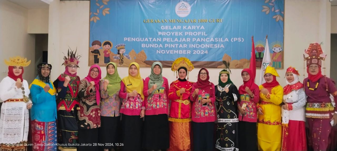 Gerakan Mengajar 1000 Guru, Penguatan Pelajar Pancasila Bunda Pintar Indonesia 2024