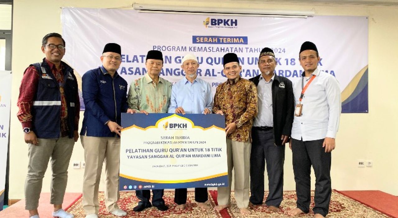 BPKH Salurkan Bantuan Untuk 1.800 Pelatihan Guru Qur'an di Yayasan Sanggar Al-Wur'an Mardani Lima Melalui Rumah Zakat