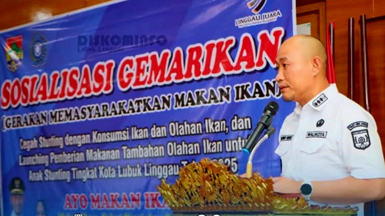 Wali Kota Lubuk Linggau Ajak Warga Biasakan Konsumsi Ikan untuk Kesehatan dan Kecerdasan Anak