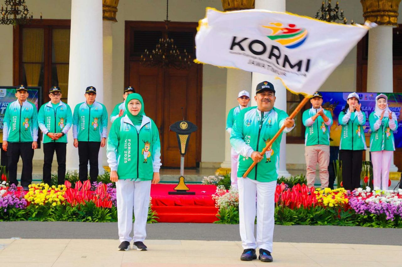 Gubernur Khofifah Targetkan Jatim Juara Umum FORNAS VIII dan Jadi Tuan Rumah 2027