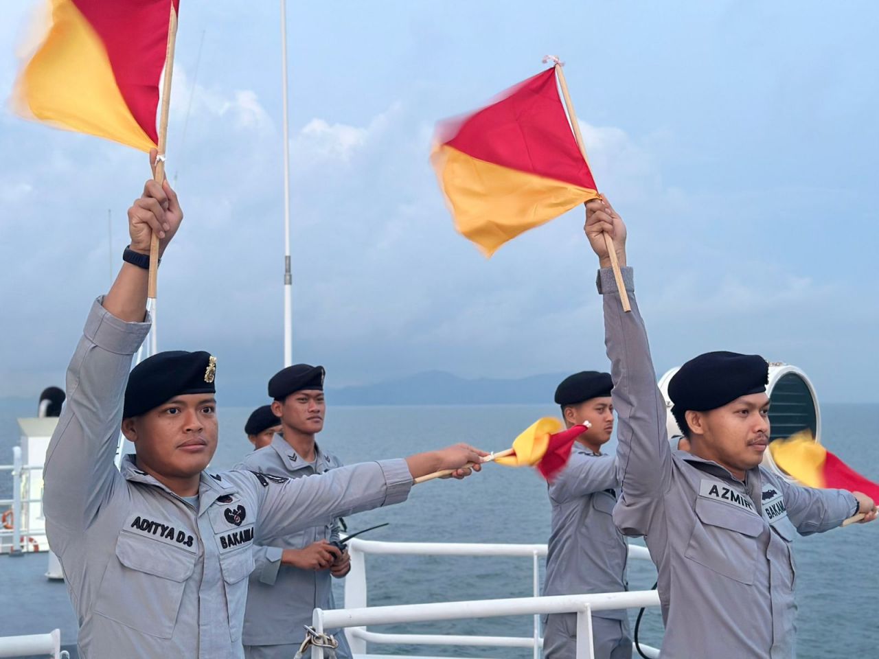 Bakamla RI dan Japan Coast Guard Gelar Latihan Bersama di Selat Singapura