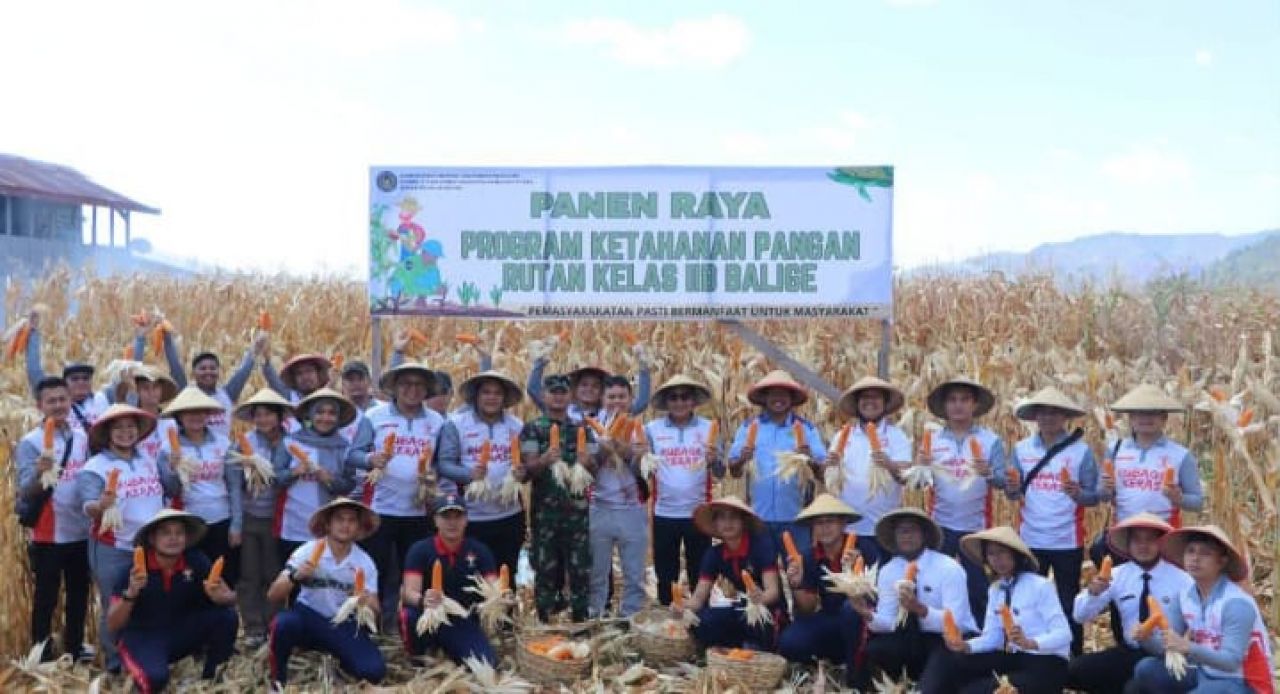 Rutan Negara Kelas IIB Balige Laksanakan Panen Raya Program Kemandirian Warga Binaan