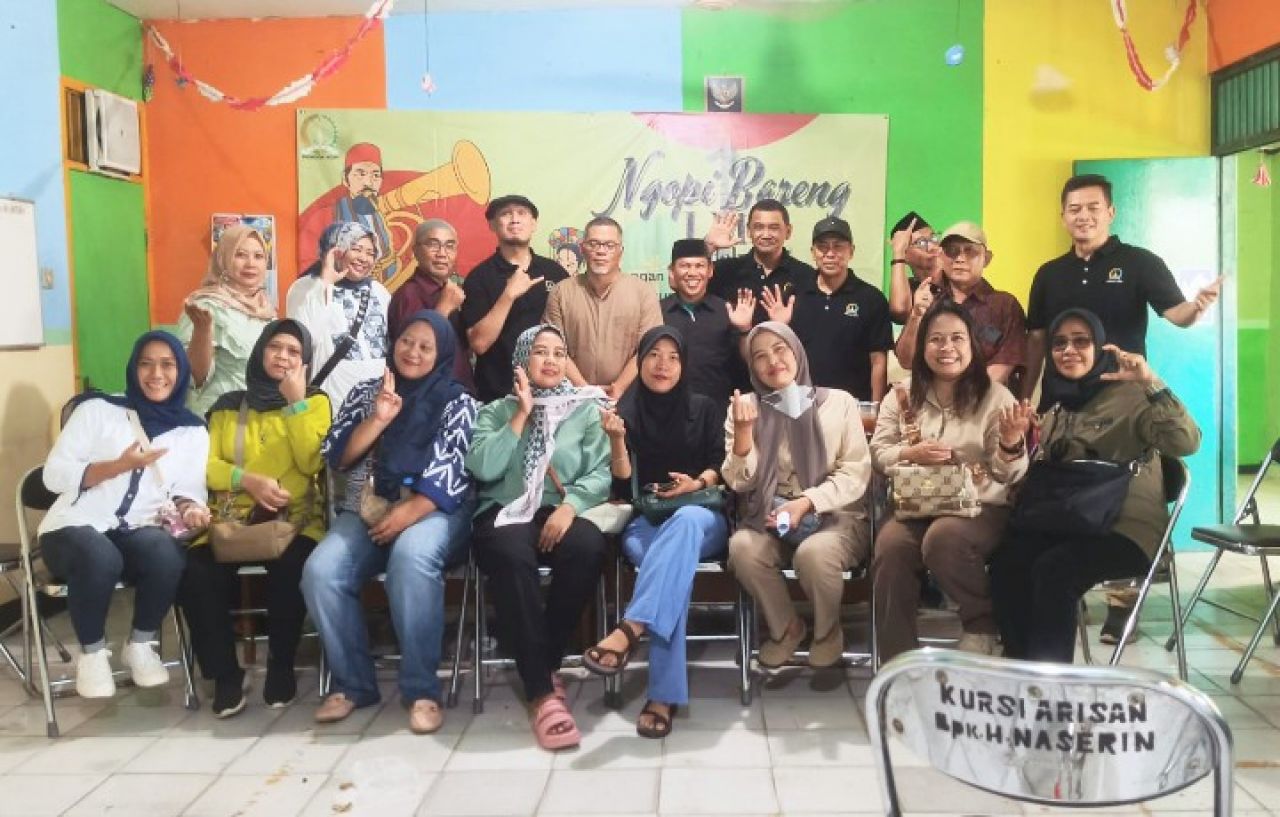 LMK Pondok Kopi Gelar Ngobrol Pagi "Ngopi" Bersama Pengurus RW 01, Jalin Silaturahmi dan Serap Aspirasi Warga