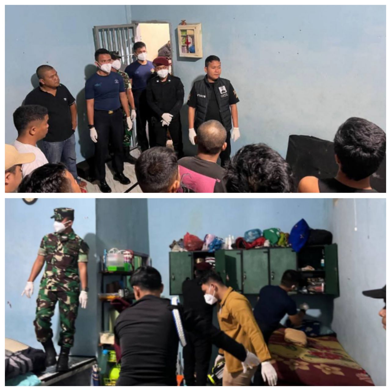 Guna Jaga Kondusifitas, Rutan Balige Kembali Gelar Razia Blok Hunian WBP