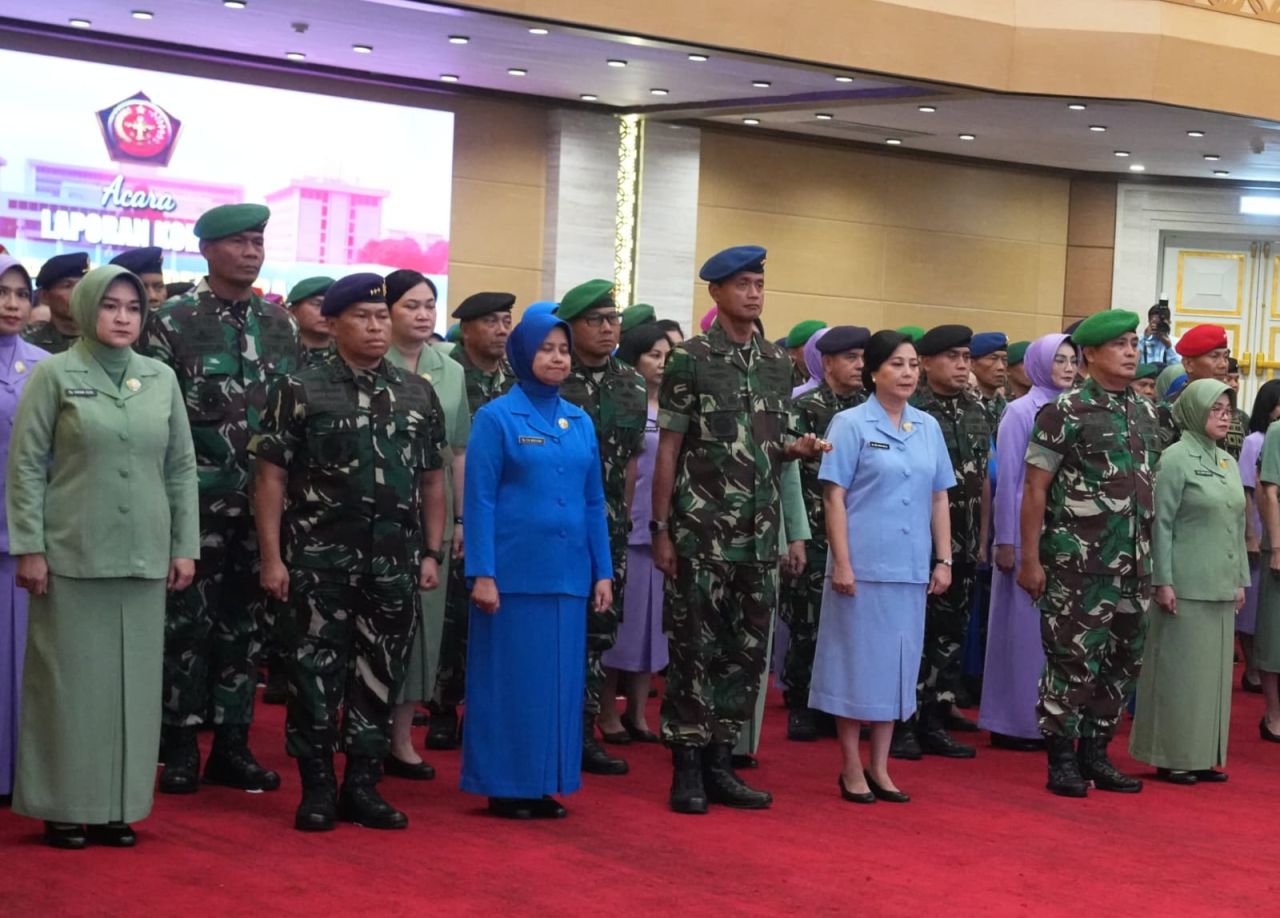 Panglima TNI Pimpin Laporan Korps, 177 Perwira Tinggi Resmi Naik Pangkat