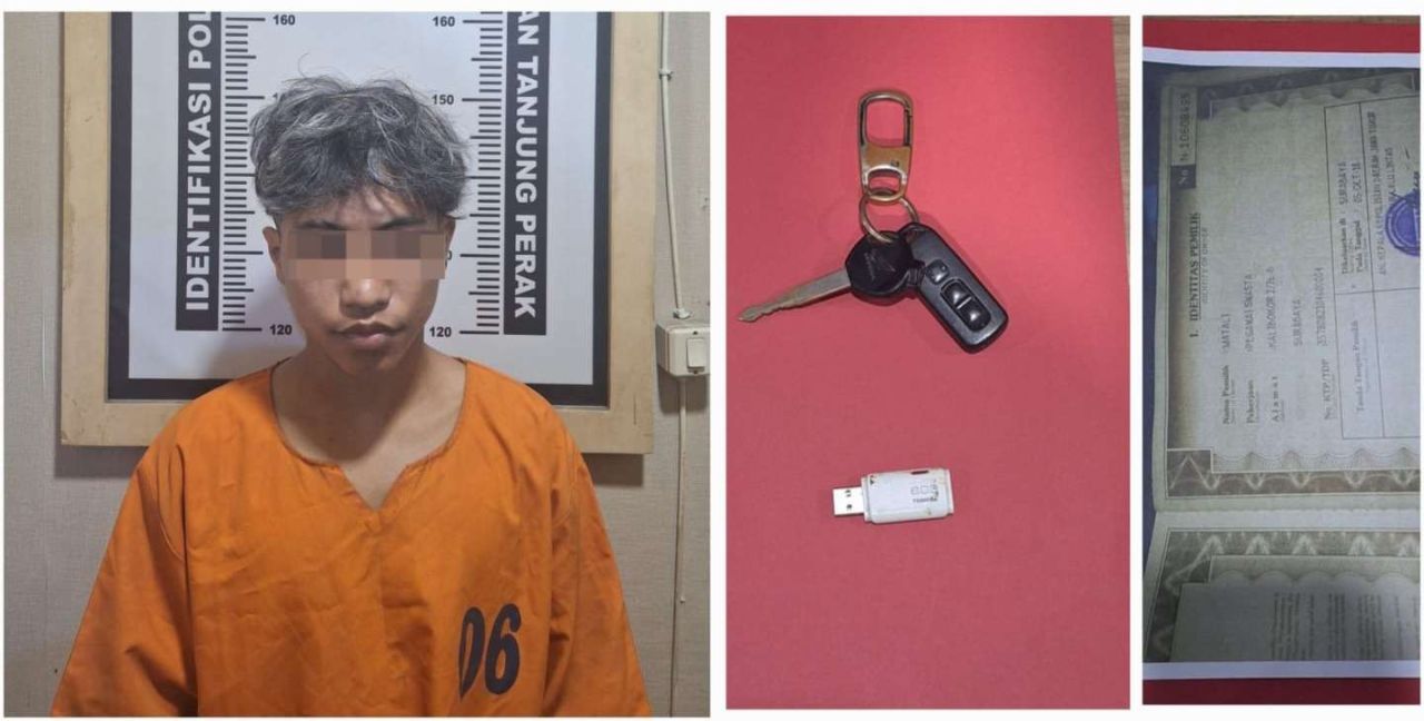 Karyawan Nekat Curi Motor Rekan Kerja di Margomulyo Surabaya, Ditangkap Polsek Asemrowo