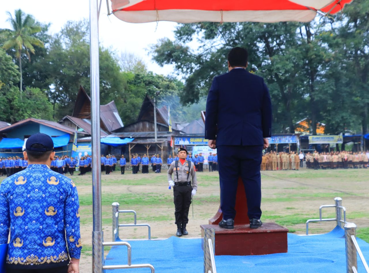 Bupati Samosir Jadi Inspektur Upacara Peringatan Hari Kesaktian Pancasila 2025