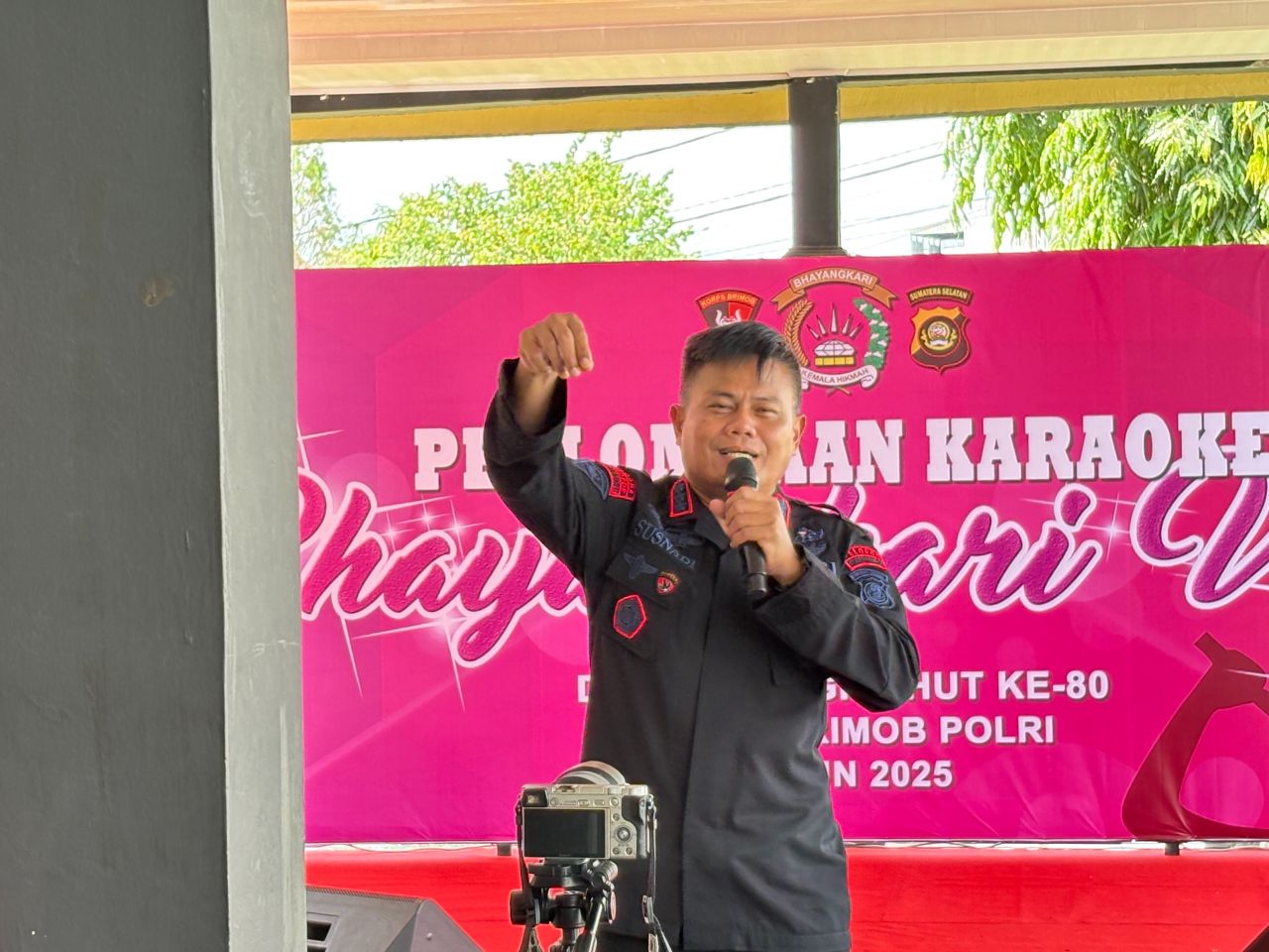 Bhayangkari Brimob Sumsel Gelar Lomba Karaoke Sambut HUT ke-80