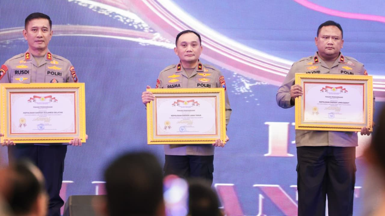 Polda Jatim Raih Kompolnas Award 2025, Bukti Pelayanan Publik Terbaik di Indonesia