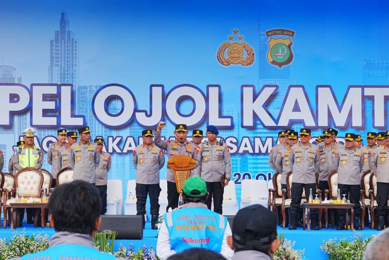 Kapolri Ajak Komunitas Ojol Bersinergi Jaga Kamtibmas
