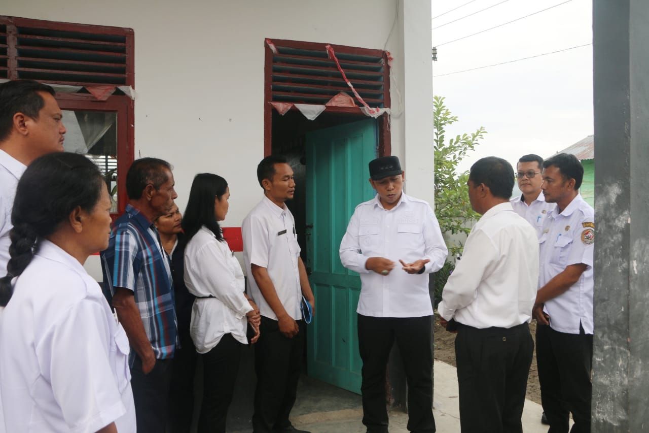 Bupati Taput Tinjau Lahan Tidur di Simanungkalit