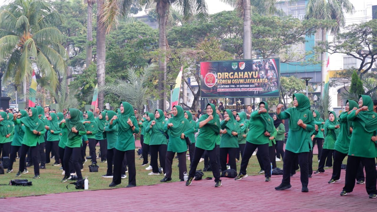 Dandim 0507/Bekasi Ikuti Rangkaian Kegiatan HUT ke-27 Korem 051/Wijayakarta