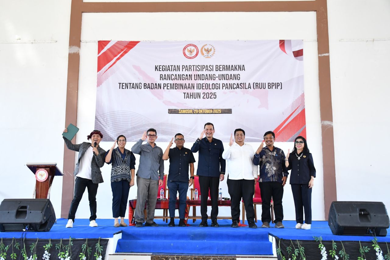 Bupati Samosir Dukung Pembahasan RUU BPIP, Perkuat Pembinaan Ideologi Pancasila