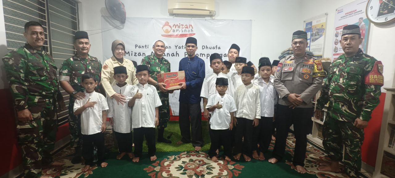 Kodim 0501/Jakarta Pusat Melaksanakan Kegiatan Cinta Anak Yatim Piatu