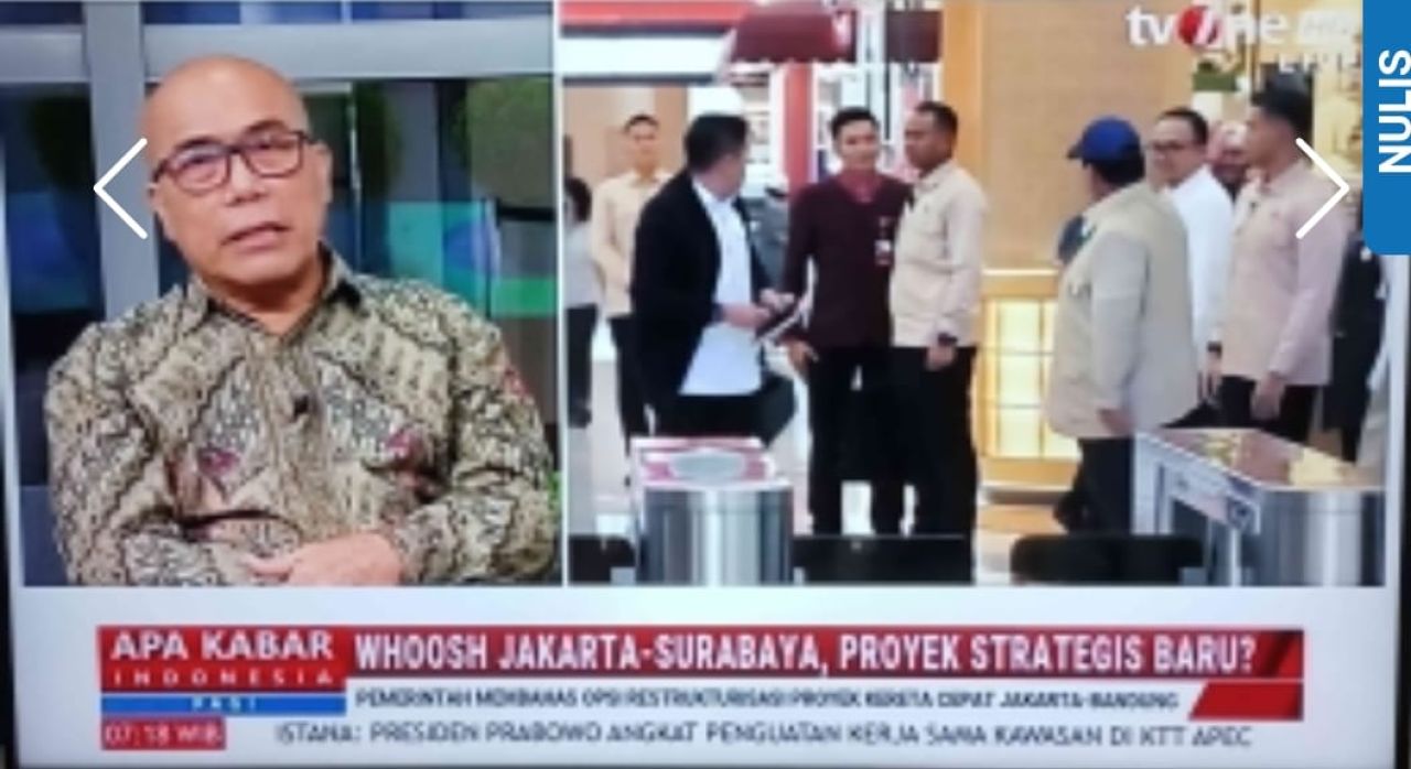 Isu Proyek Whoosh Mencuat, Azas Tigor Nainggolan: Fokus pada Manfaat Transportasi Publik