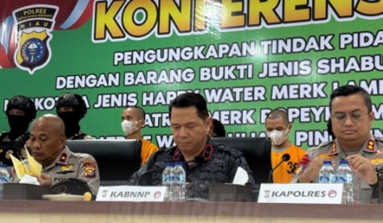 Polri Gagalkan Penyelundupan Besar Narkoba Jaringan Internasional Asal Malaysia di Riau