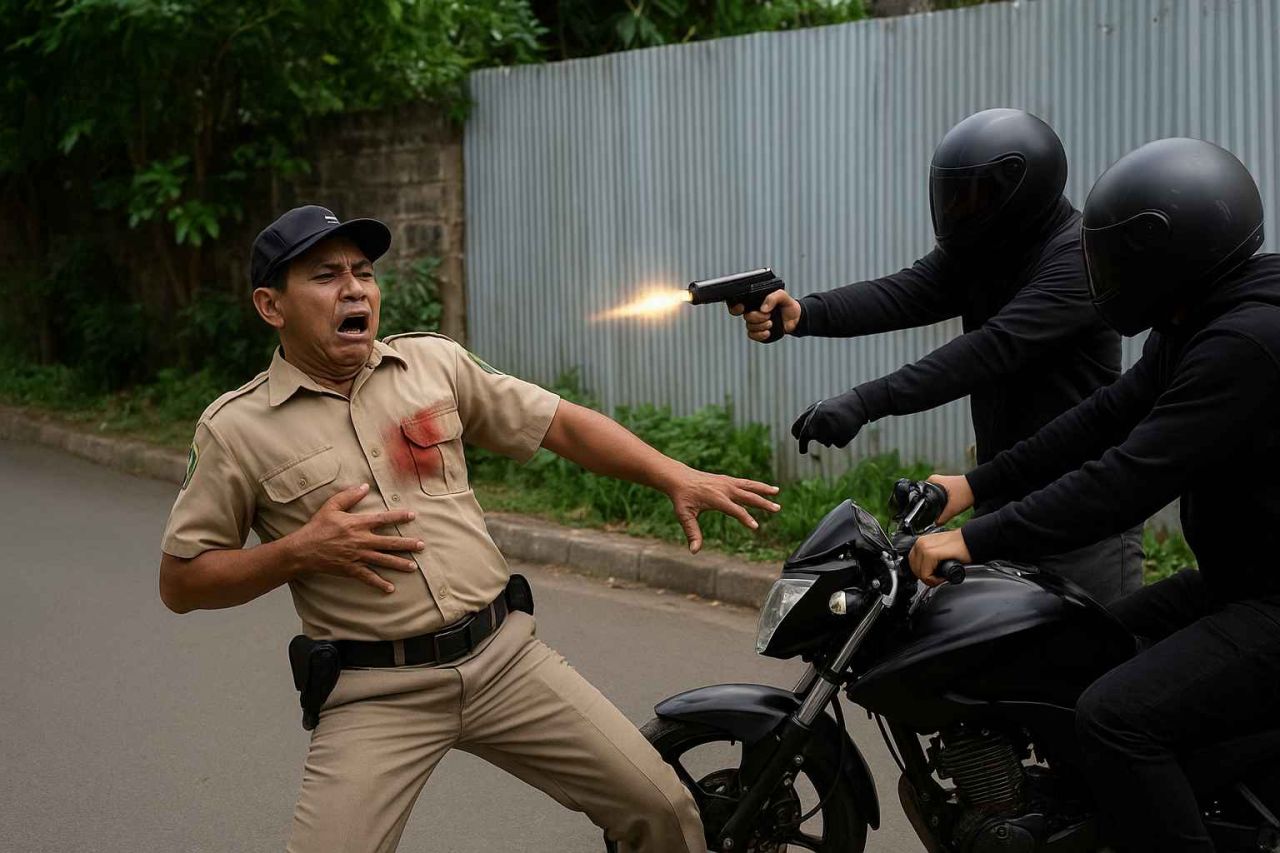 Hansip Tewas Ditembak Saat Gagalkan Aksi Curanmor di Cakung, Pelaku Bersenpi Kabur