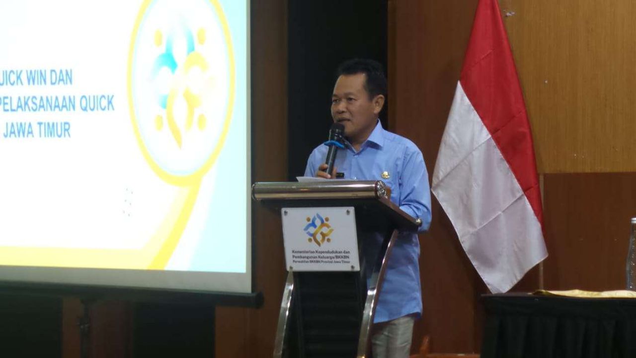 BKKBN Jatim Genjot Peningkatan SDM untuk Sukseskan Quick Win dan Indonesia Emas 2045