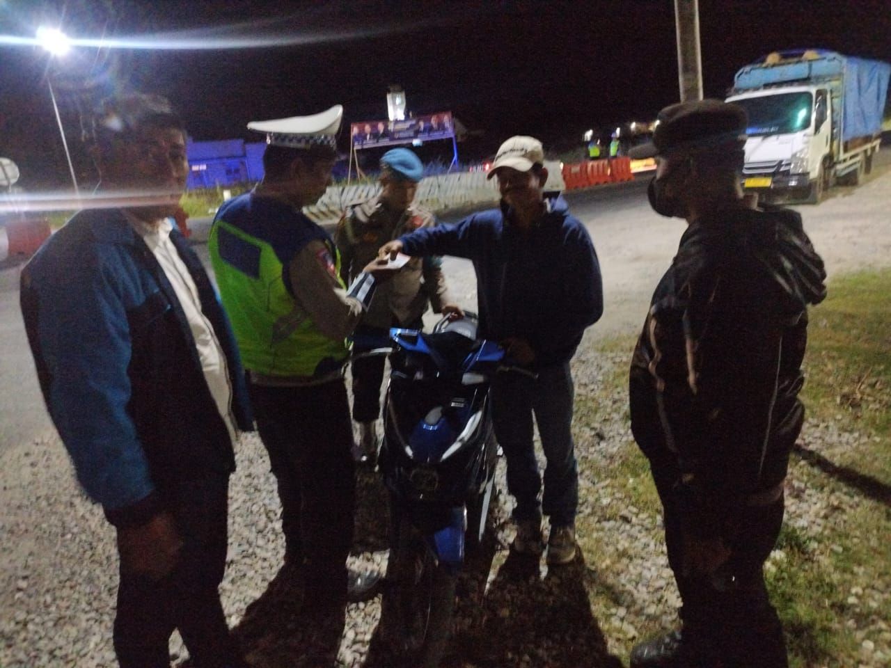 Polres Toba Intensifkan Blue Light Patrol Demi Keamanan Malam dan Kamtibmas Stabil