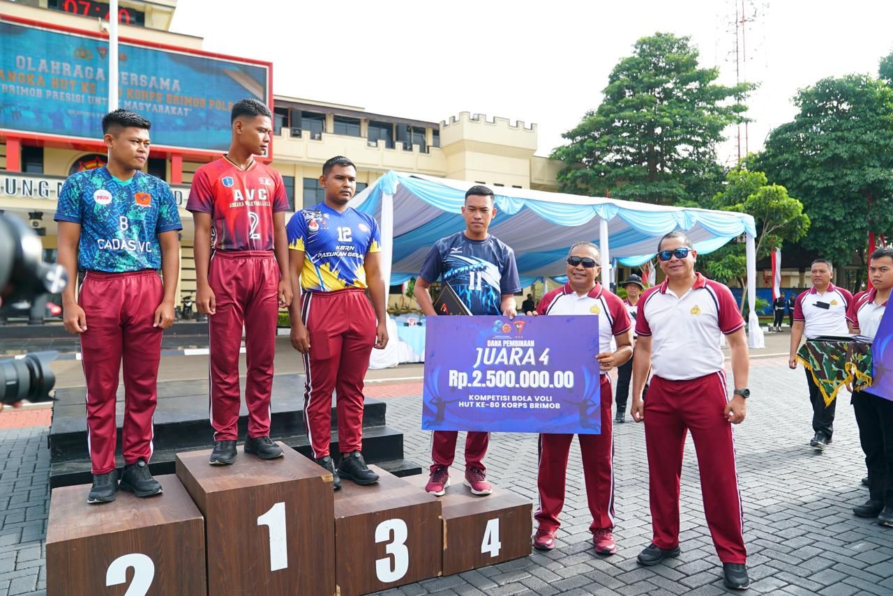 Semarak Olahraga Bersama Warnai HUT ke-80 Korps Brimob Polri: Langkah Kebersamaan, Napas Kekuatan