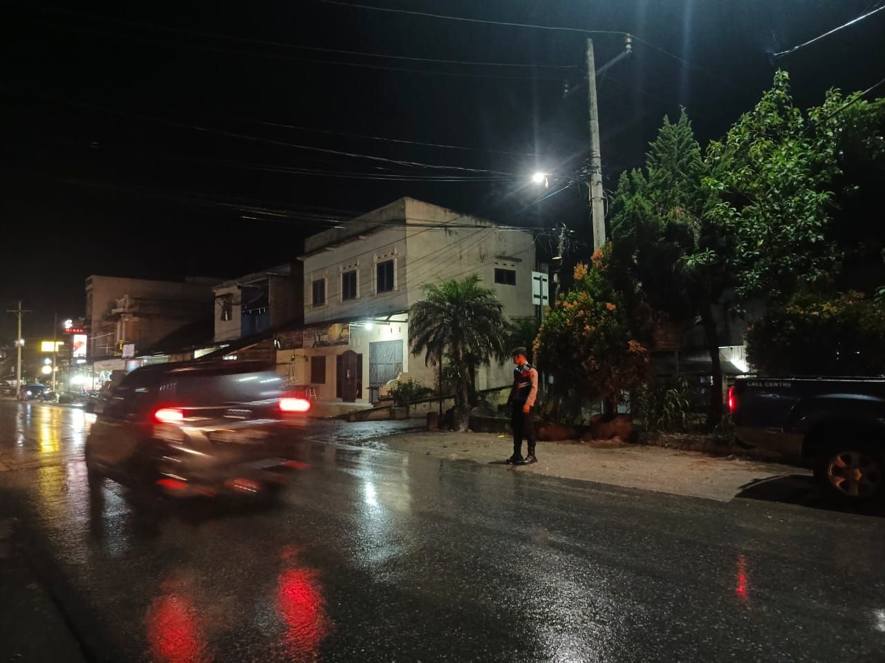 Sat Samapta Polres Toba Intensifkan Patroli Blue Light Cegah Gangguan Malam