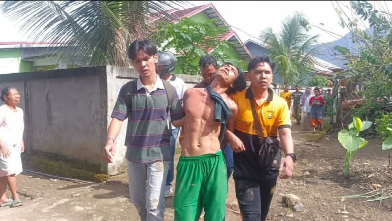 Diduga Mengalami Gangguan Jiwa Pemuda di Lebong Aniaya Tiga Kuli Bangunan