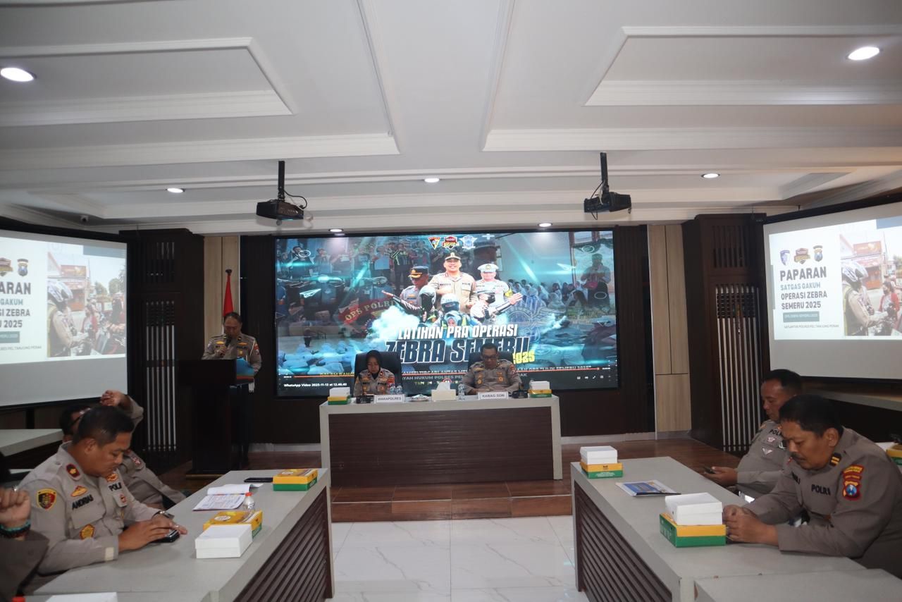 Polres Tanjung Perak Matangkan Kesiapan Operasi Zebra Semeru 2025