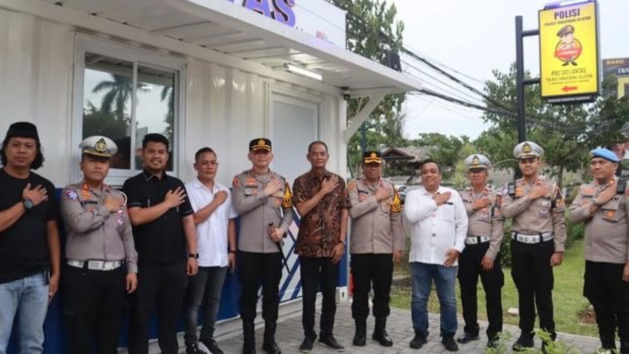 Polres Tangsel Resmikan Pos Lantas Baru Dukung Program Jaga Jakarta
