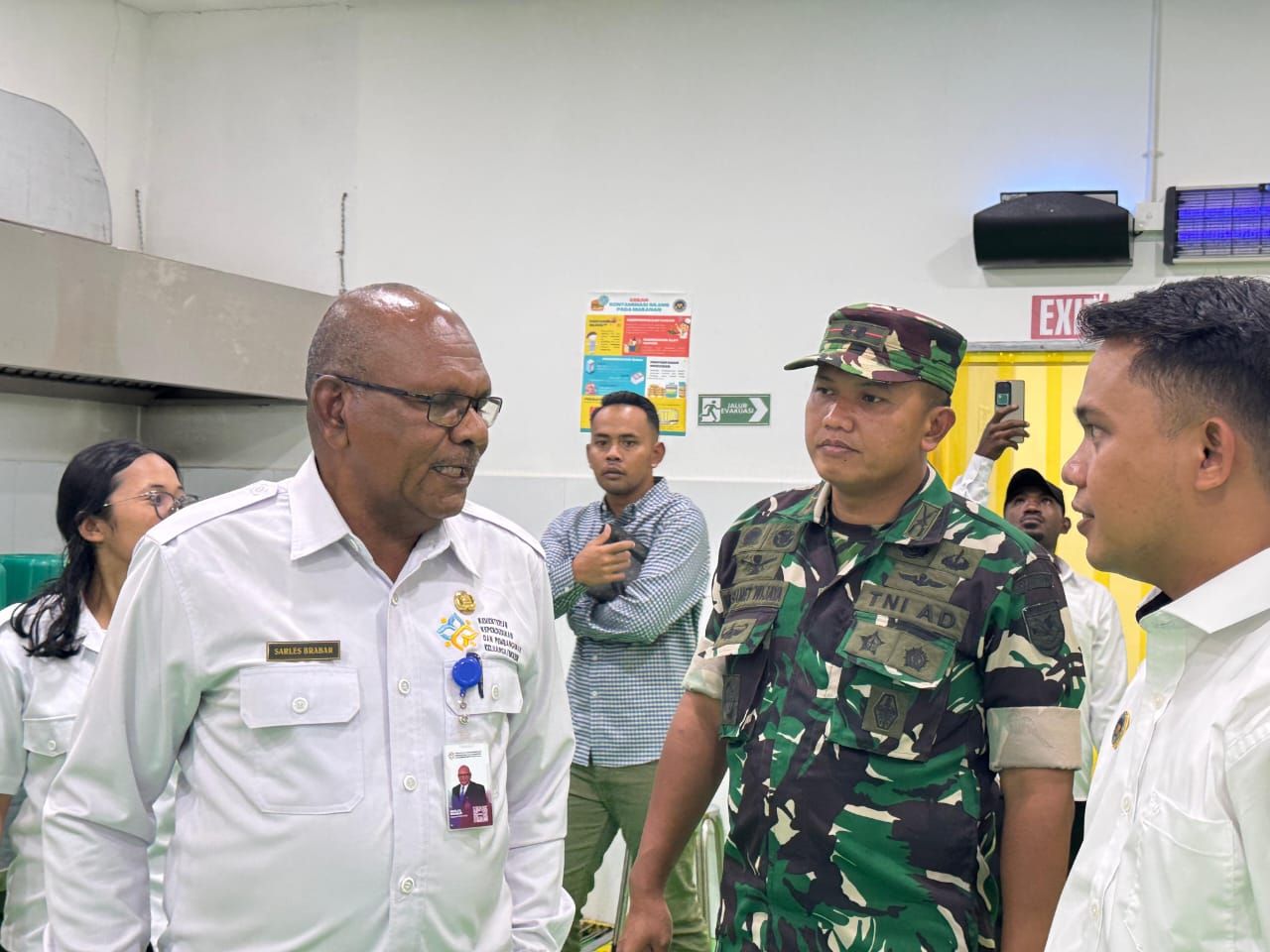 Dandim 1710/Mimika Hadiri Acara Launching Pemberian MBG Kepada Penerima Manfaat 3B