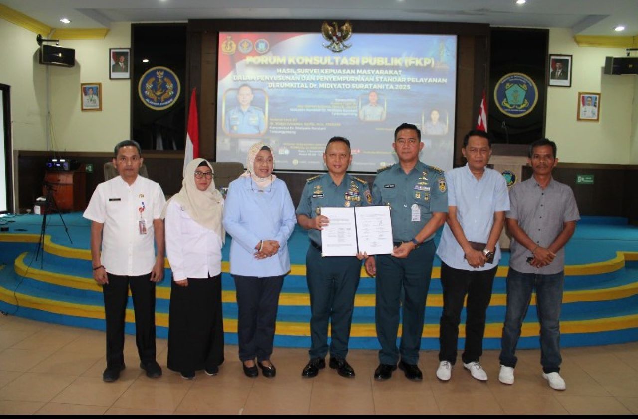 Rumkital Dr. Midiyato Suratani Laksanakan Forum Konsultasi Publik Survei Kepuasan Pasien 2025