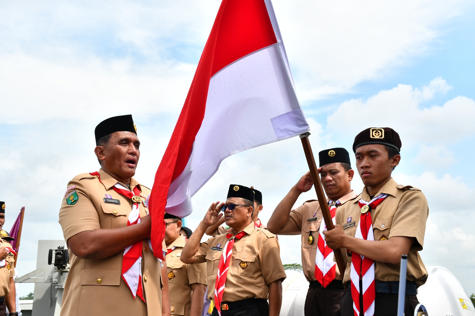 Pelantikan Danlantamal XII Pontianak Menjadi Majelis Pembimbing & Pimpinan Saka Bahari Kalbar