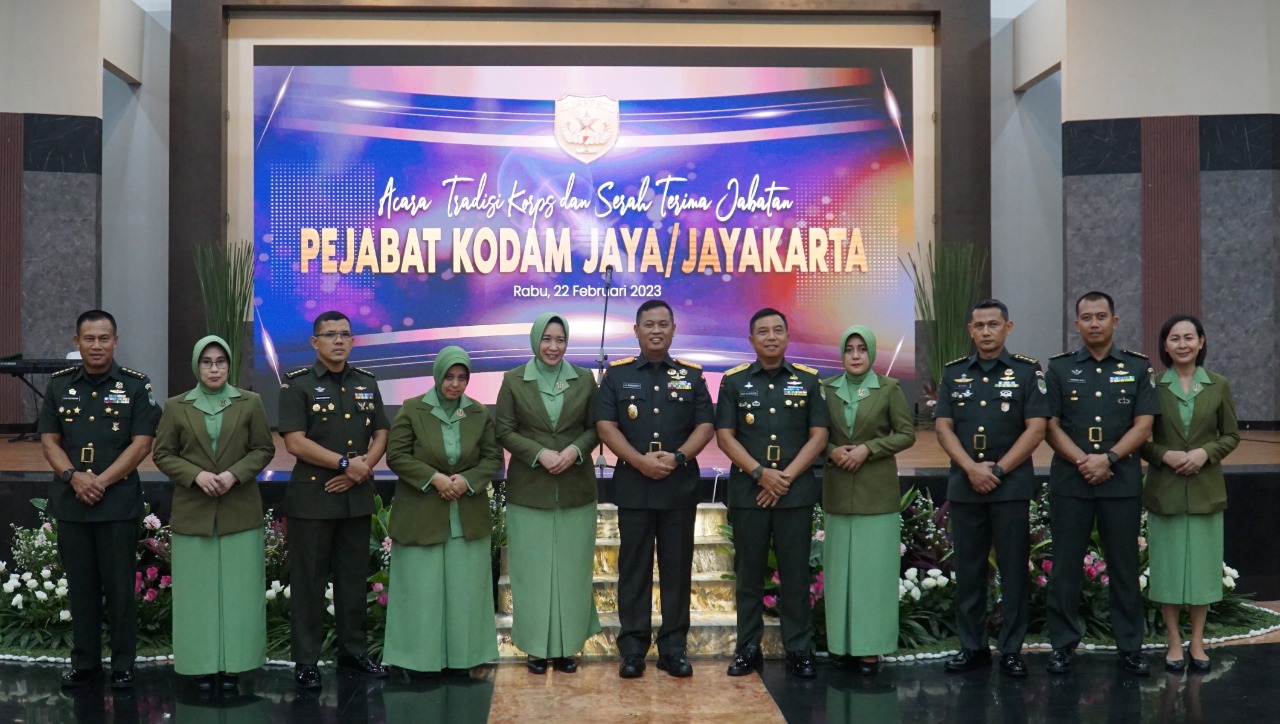 Acara Tradisi Korps dan Serah Terima Jabatan Pejabat Kodam Jaya/Jayakarta